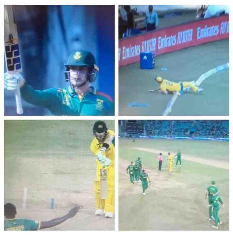 Australia’s sloppy fielding gave South Africa the upper hand with 300 + runs while still poor with the bat on what has been another loss to reflect at the 2023 Cricket World Cup