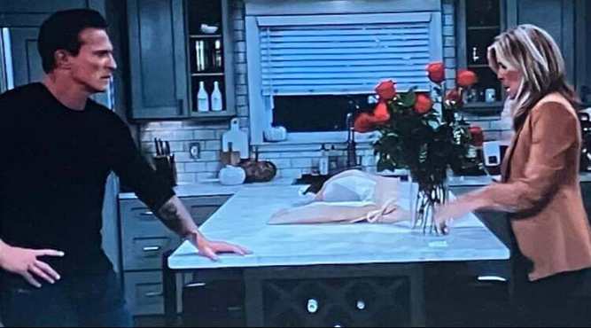 General Hospital today's photo for this week sees Carly heartbroken after Jason's tell all reveals that her daughter was set up as one of his WSB lieutenants by her own boyfriend.