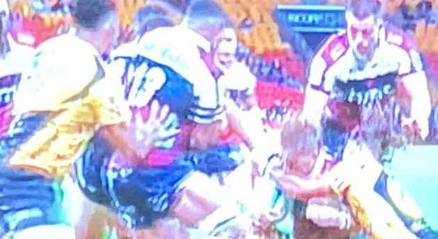 2025 Super Rugby Week 7 of 16: Queensland Reds v Western Force: Reds come out strong as the survivors over Force once again through the wet Suncorp Stadium pitch 3 IMG 22532 2