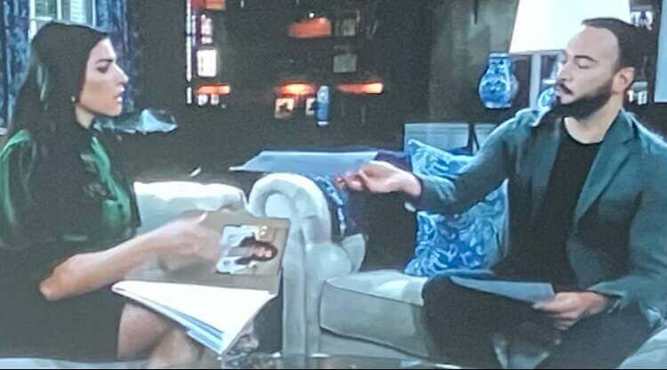 General Hospital late June 2025: Brook Lynn and Marco about Rocco Falconeri's family tree