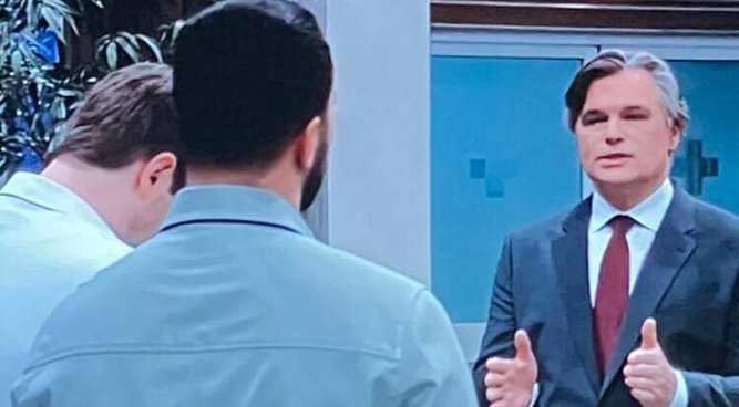 GH from July 2025 with Ezra Boyle ripping into people's personal lives that isn't much benefit to Port Charles.