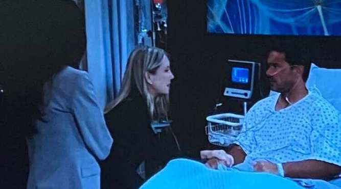 GH this week, 22-26 September 2025: Nathan West or maybe someone else has woken up in his bedside at GH alongside sister Nina plus Anna Devane.