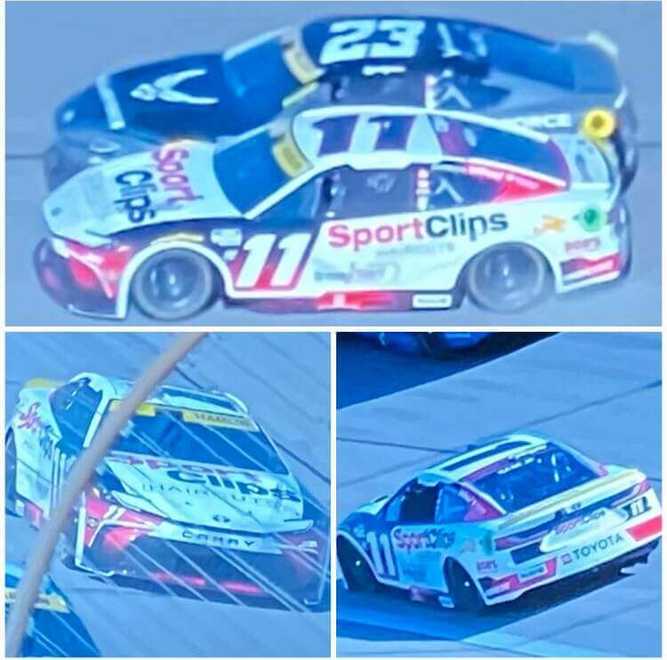Sports Today extra photo of Denny Hamlin's win at Kansas to secure another Playoff round.