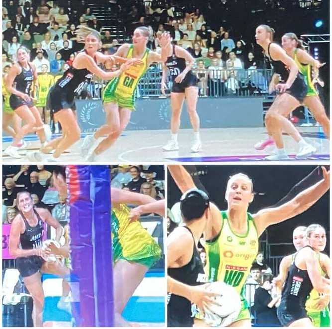 Silver Ferns v Aussie Diamonds now on NZ soil during Game 3 yesterday in Hamilton