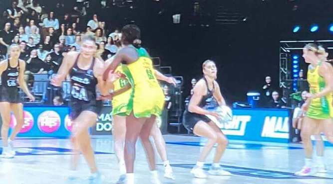 Sports News from the weekend, 27/10/25 5 Silver Ferns in action during Game 3 of the 2025 Constellation Cup Netball match against the Aussie Diamonds