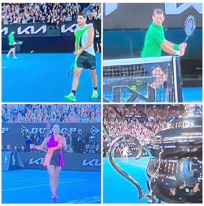 Aus Open Tennis 2026 -3, Australian Open Final Rounds weekend.